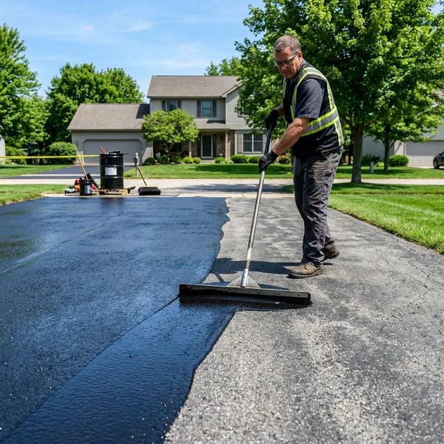 Asphalt sealcoating services - Pave Master